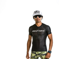 'Blackout' Ventilated Aero Tri Men's Tops