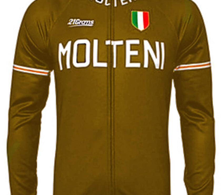 Men's Long Sleeve Cycling Jersey Winter Polyester