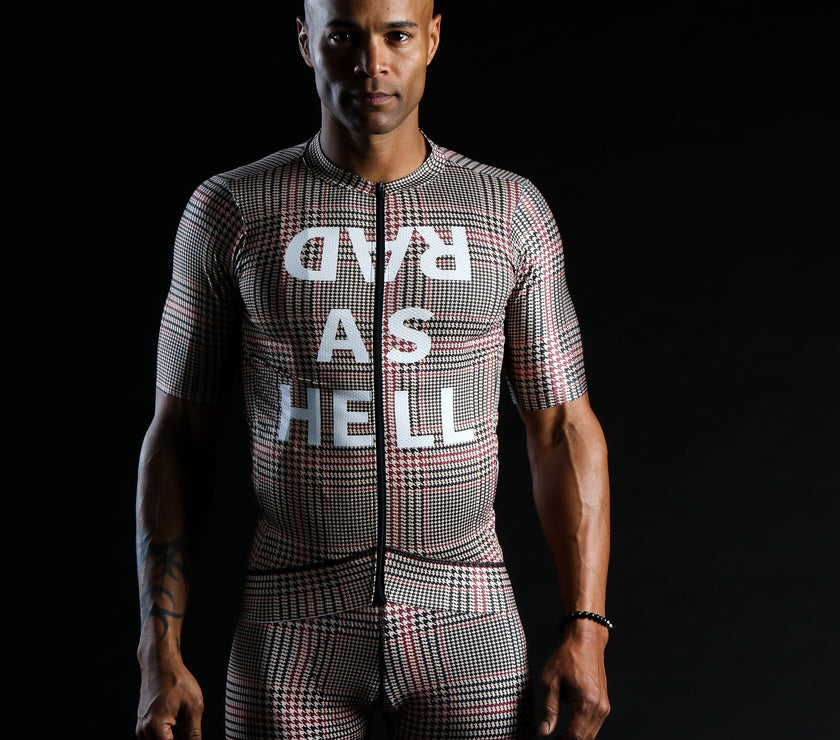 "Groovy" Aero Race Striped Breathable Jersey