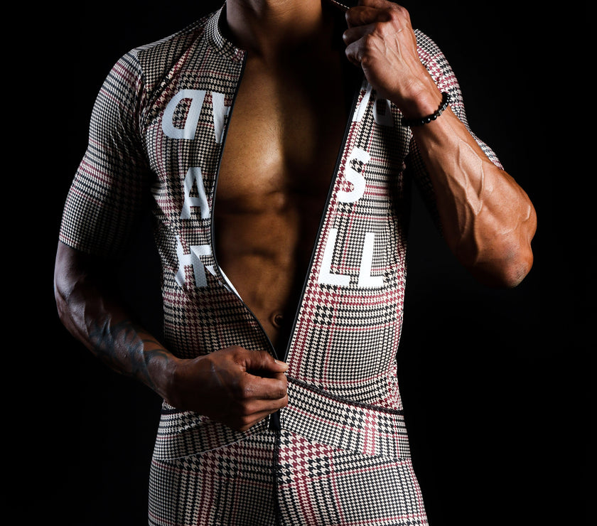 "Groovy" Aero Race Striped Breathable Jersey