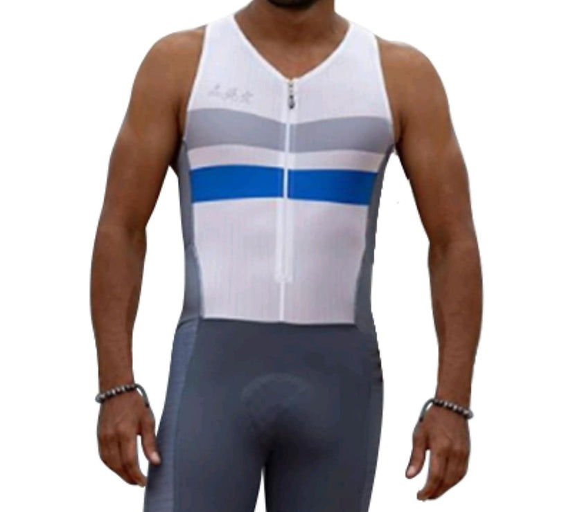 Sleeveless Cycling Jersey with Shorts Triathlon Tri Suit