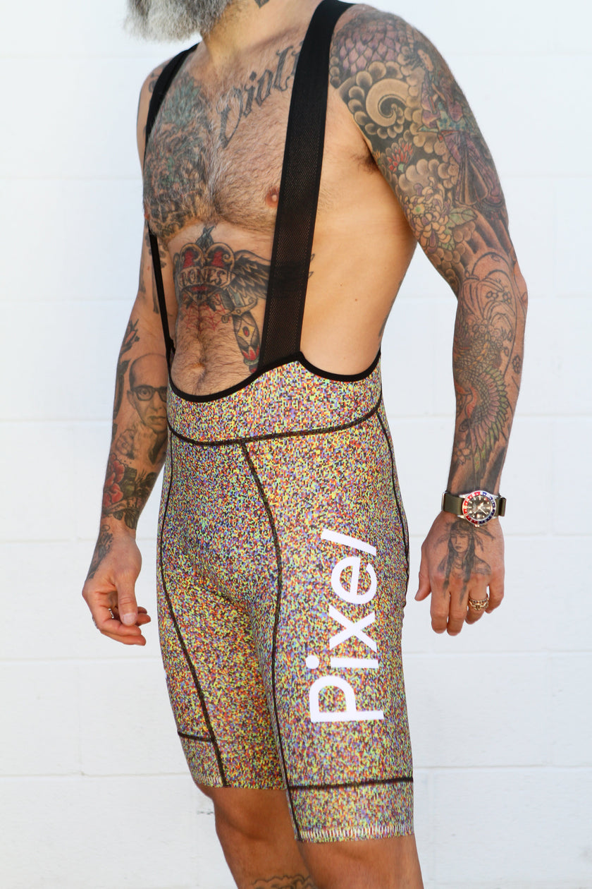 Color Speckled Pro Cycling Sports Cycling Pants