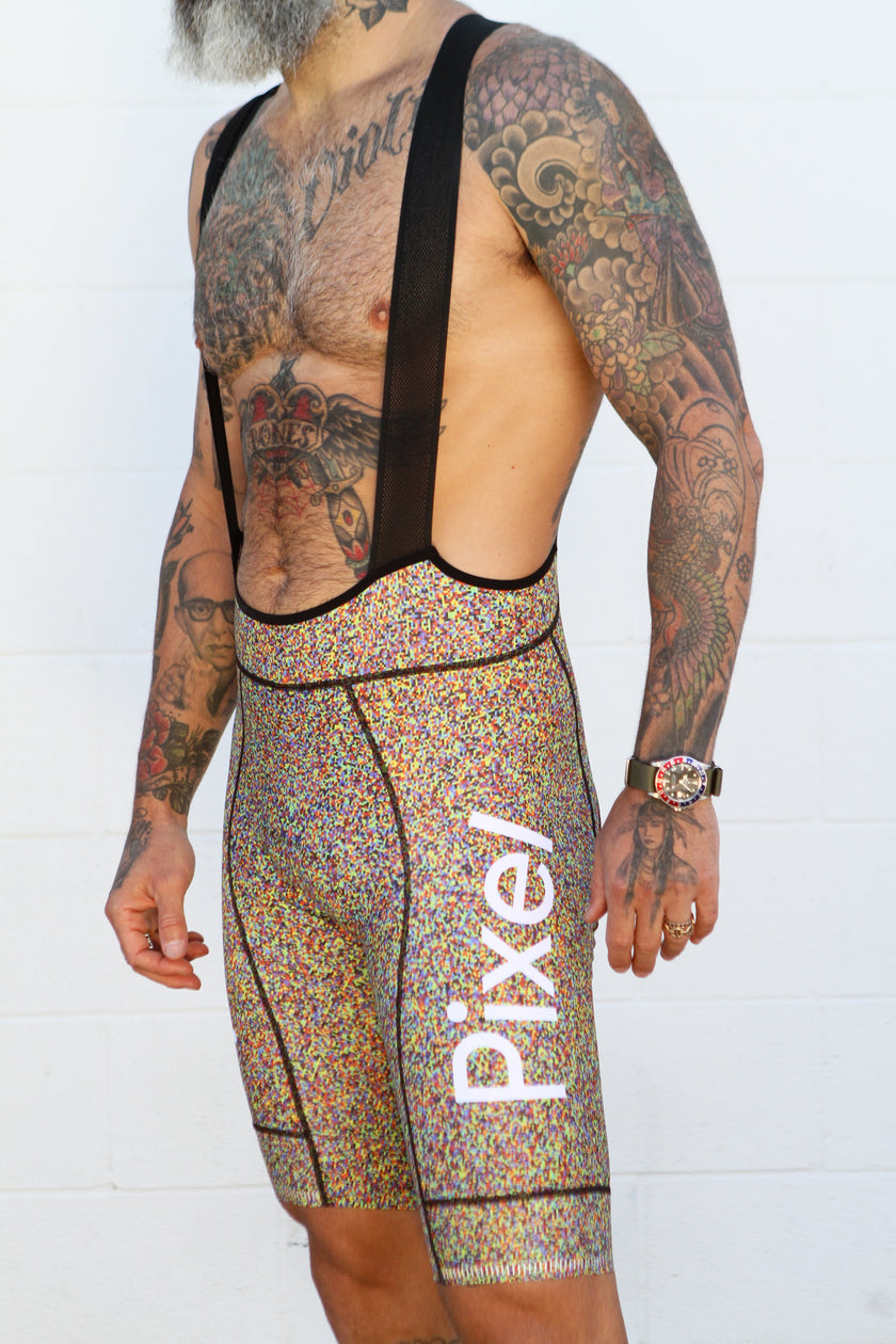 Color Speckled Pro Cycling Sports Cycling Pants