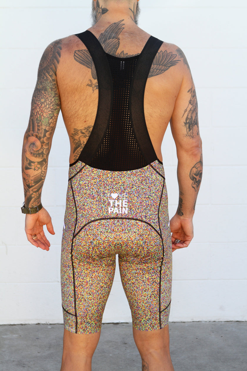 Color Speckled Pro Cycling Sports Cycling Pants