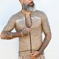 "Pixel" Colorful Mosaic Cycling Jersey Set