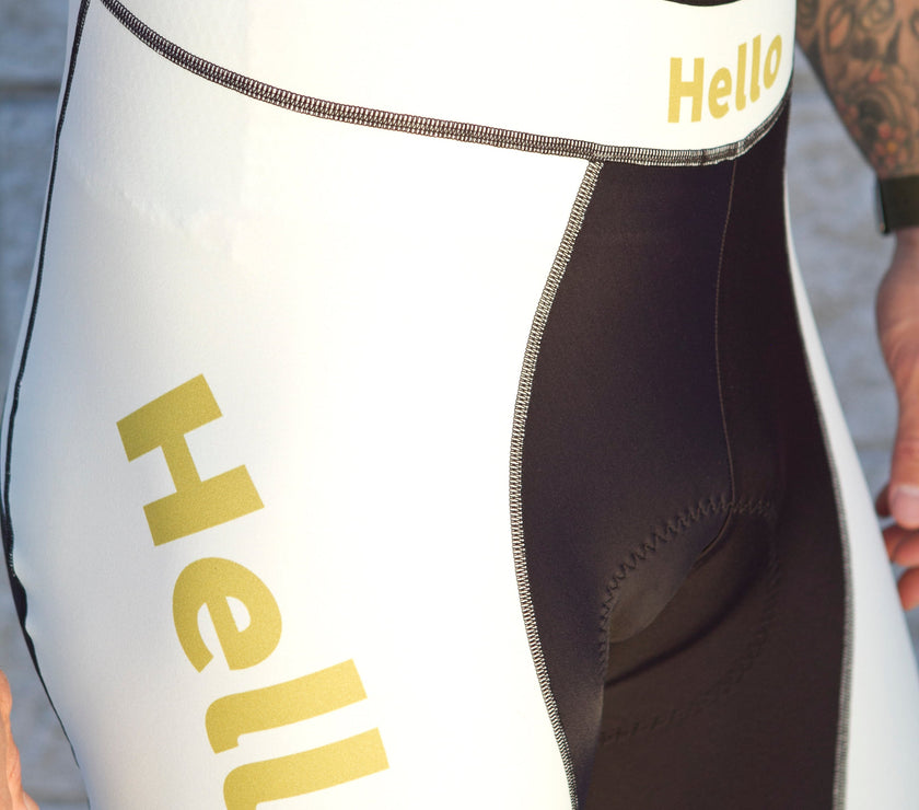 Breathable "Hello'" Cycling Shorts