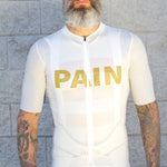 "PAIN'' White Sports Cycling Top Professional Cycling Wear