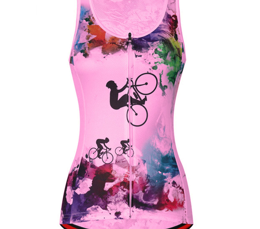 Women's Sleeveless Cycling Jersey Cycling Vest