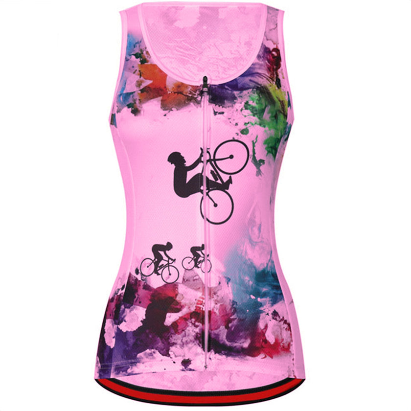 Women's Sleeveless Cycling Jersey Cycling Vest