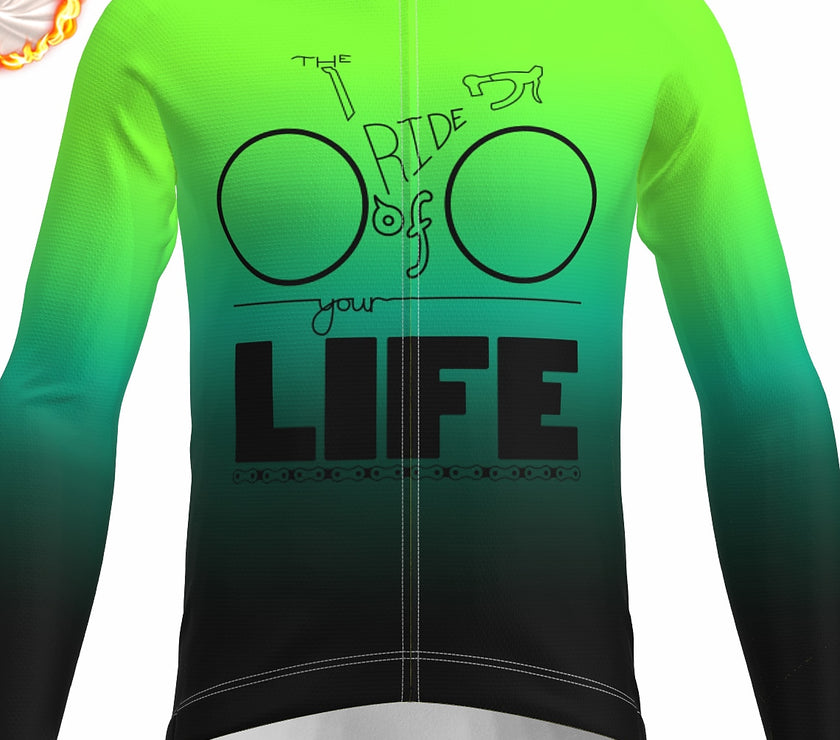 Grams Men's Long Sleeve Cycling Jersey