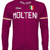 Men's Long Sleeve Cycling Jersey Winter Polyester