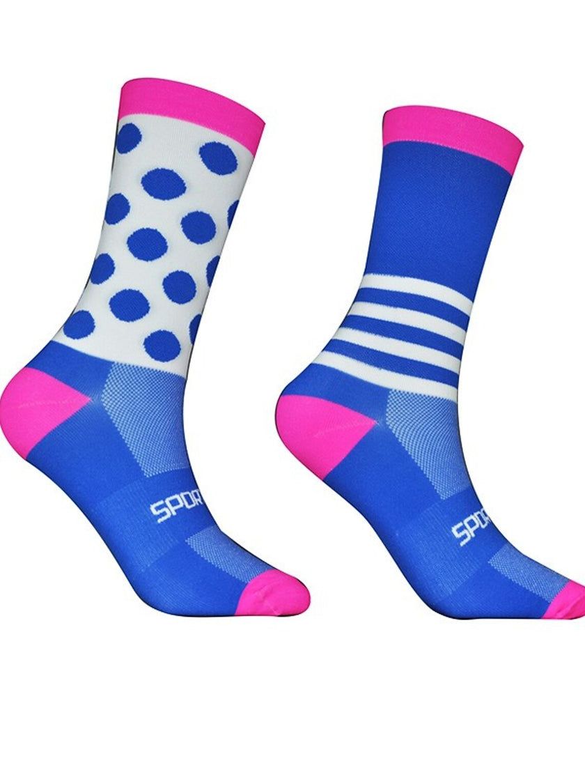 Men's Women's Athletic Sports Socks Crew Socks Cycling Socks