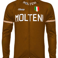 Men's Long Sleeve Cycling Jersey Winter Polyester