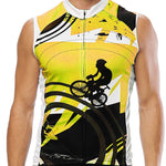 Men's Sleeveless Cycling Jersey Summer Polyester
