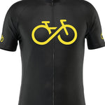 Men's Short Sleeve Cycling Jersey Summer Polyester