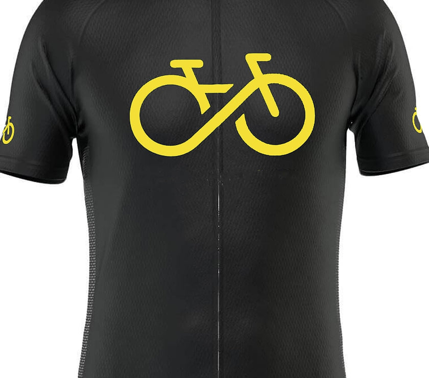 Men's Short Sleeve Cycling Jersey Summer Polyester