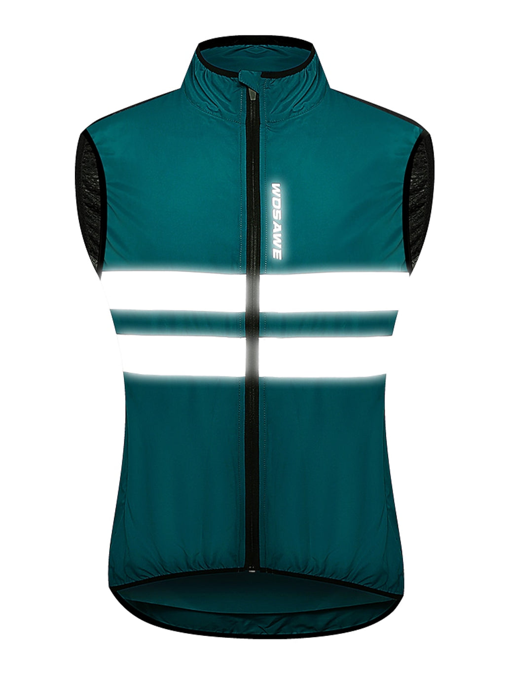 Men's Sleeveless Cycling Vest Summer Navy Black Orange Solid Color