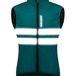 Men's Sleeveless Cycling Vest Summer Navy Black Orange Solid Color