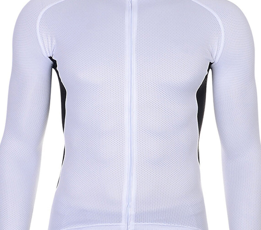 Grams Men's Long Sleeve Cycling Jersey Spandex Polyester