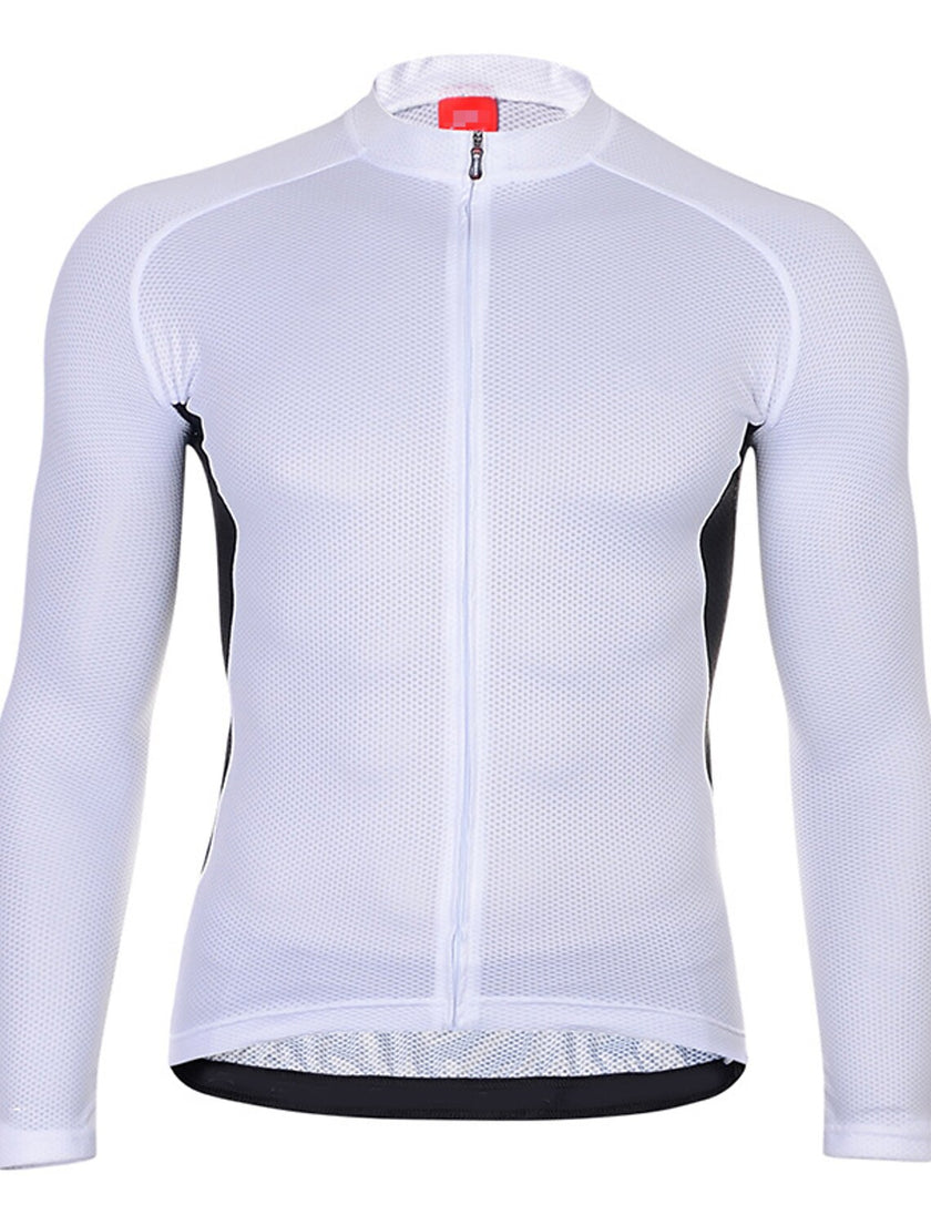 Grams Men's Long Sleeve Cycling Jersey Spandex Polyester