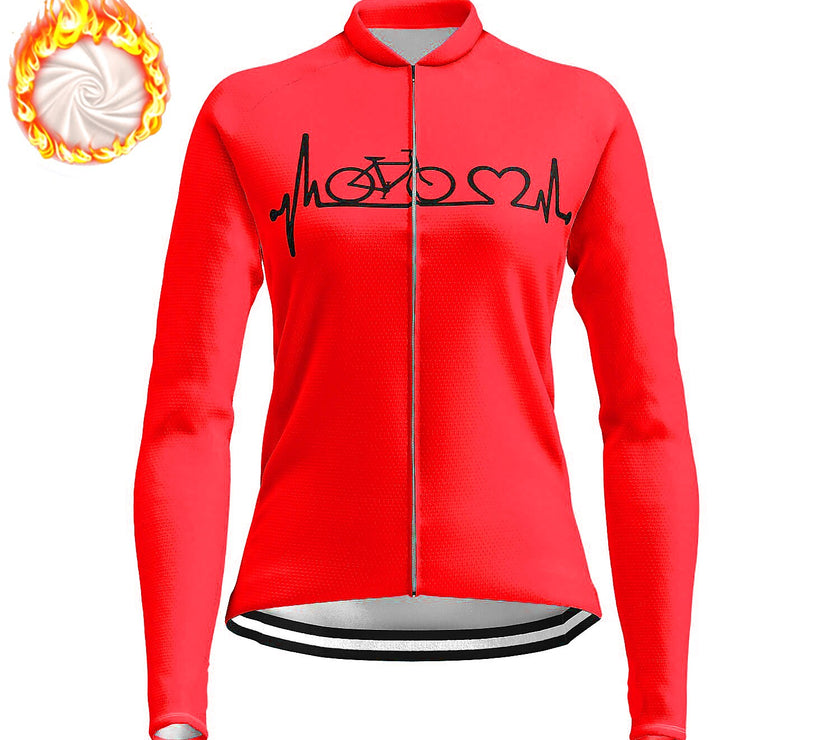 Grams Women's Long Sleeve Cycling Jersey Winter