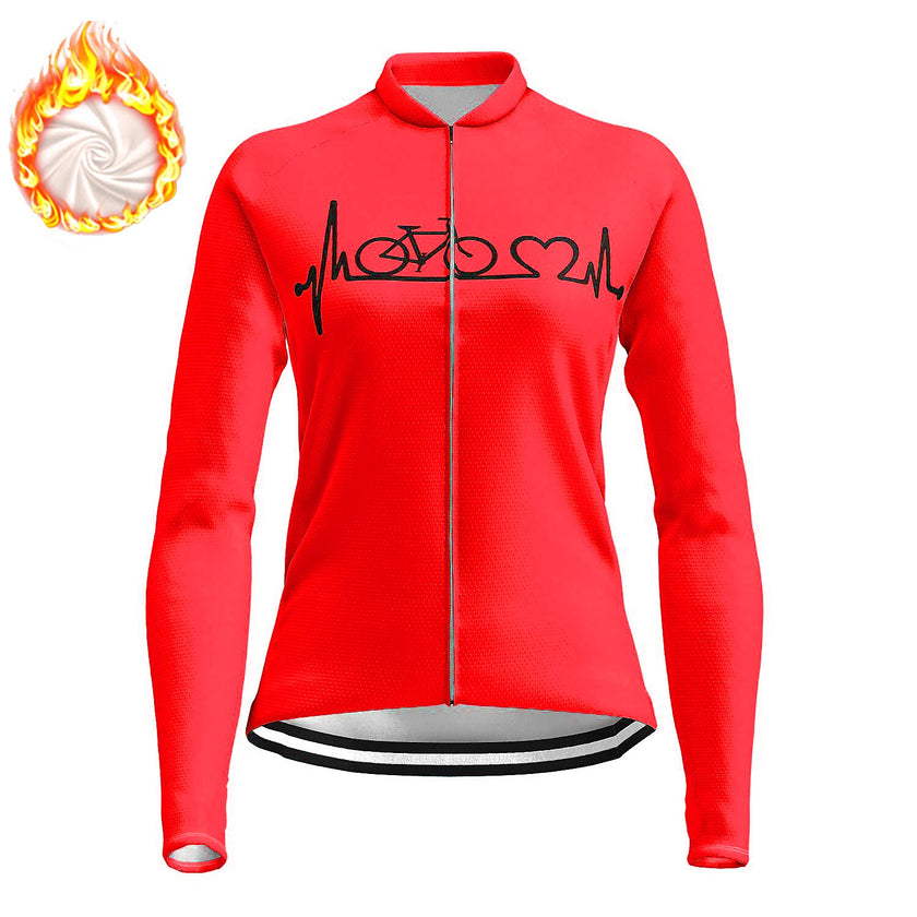 Grams Women's Long Sleeve Cycling Jersey Winter