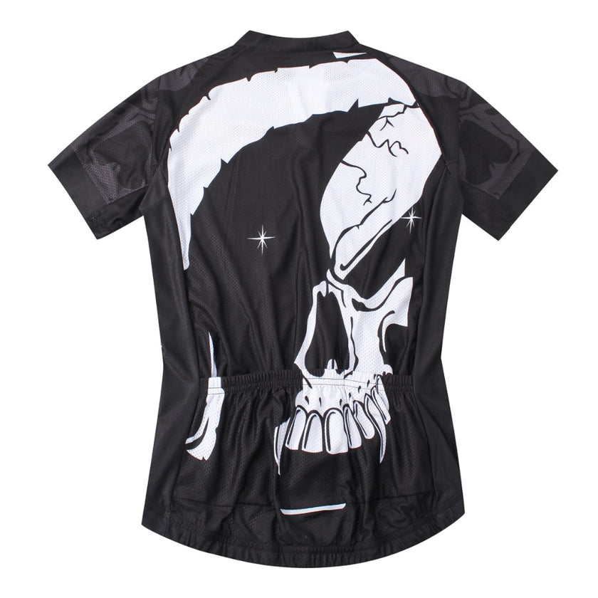 Fire Skull 3D Men Cycling Jersey Bike Bicycle Short Sleeves Jersey