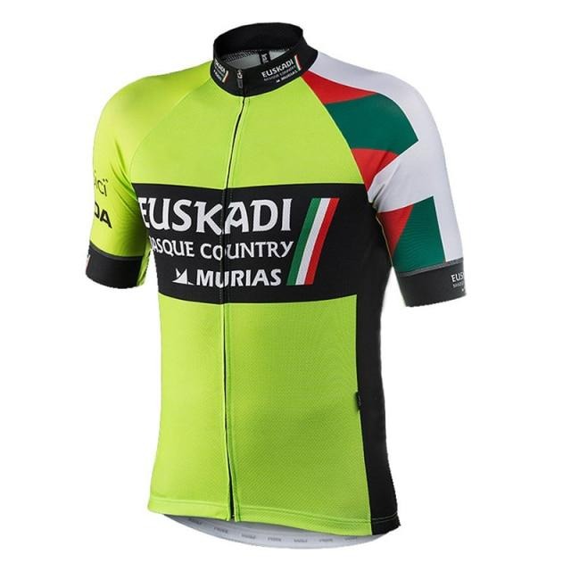 Cycling Clothing New Team EUSKADI Orange Cycling Jersey Bibs Shorts Suit