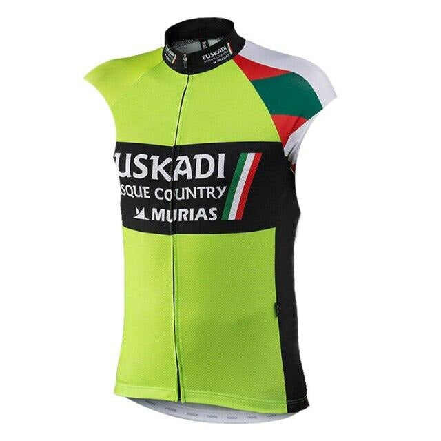 Cycling Clothing New Team EUSKADI Orange Cycling Jersey Bibs Shorts Suit