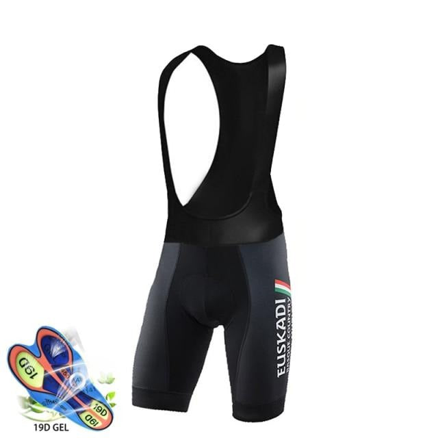 Cycling Clothing New Team EUSKADI Orange Cycling Jersey Bibs Shorts Suit