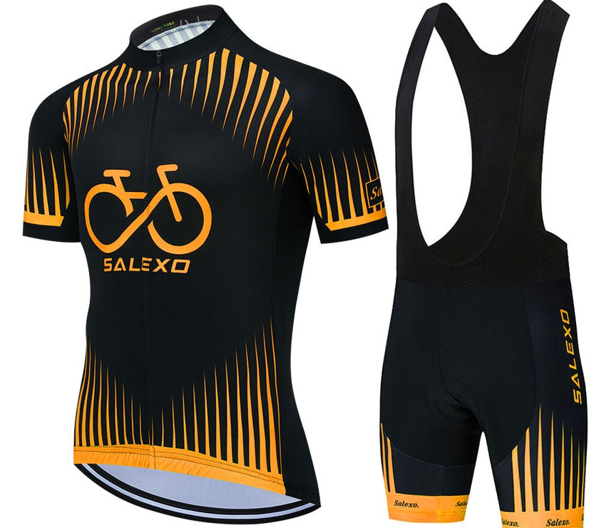 Fluorescent green Cycling Jersey Set Summer MTB Cycling Clothing