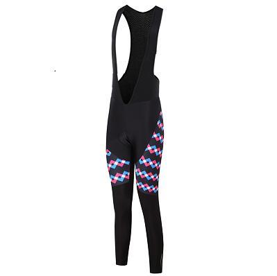 Women's Quick Dry Black Cycling Pants Lycra Bicycle Long Trousers