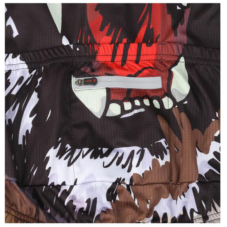 Xintown 3D Tiger Roar Men&#39;s Cycling Jersey Pro Team Sports