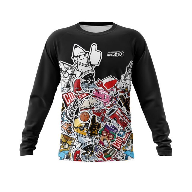 Motocross Downhill Jersey Long Sleeve Small Animals Motorcycle Clothing Mountain MTB Cycling Shirt Playera Ciclismo Camisetas