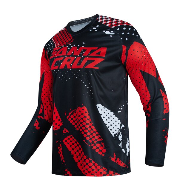 SANTA CRUZ Moto Bicycle Jersey Long Sleeve Cycling Enduro