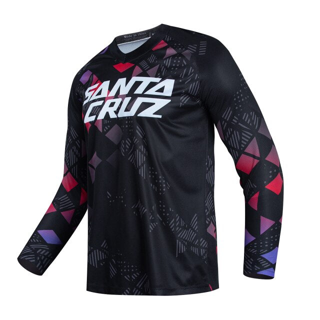 SANTA CRUZ Moto Bicycle Jersey Long Sleeve Cycling Enduro