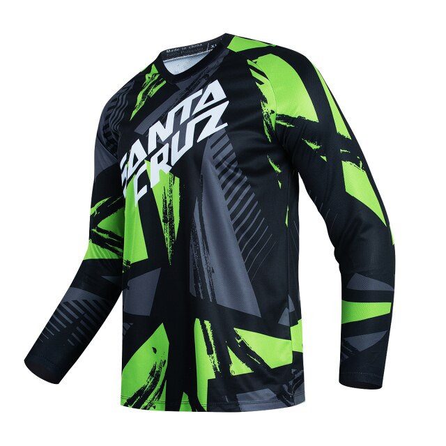 SANTA CRUZ Moto Bicycle Jersey Long Sleeve Cycling Enduro