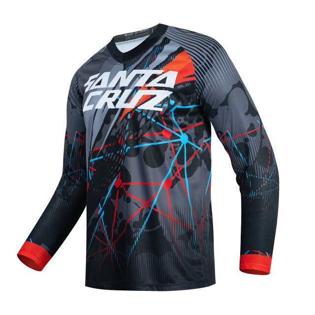 SANTA CRUZ Moto Bicycle Jersey Long Sleeve Cycling Enduro