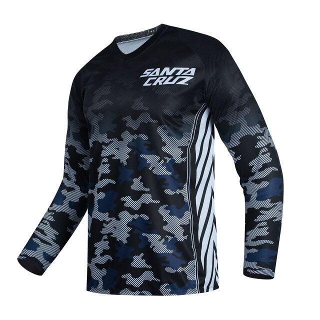 SANTA CRUZ Moto Bicycle Jersey Long Sleeve Cycling Enduro