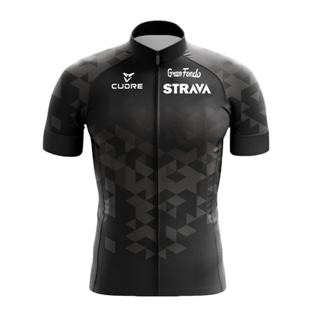 Strava Cycling Jerseys Summer MTB Anti-UV Men Bicycle Jersey Team Bike Jerseys
