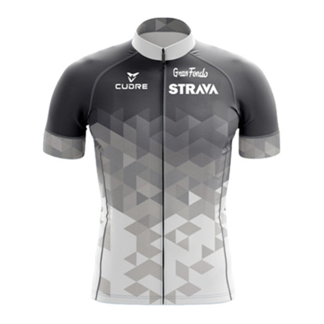 Strava Cycling Jerseys Summer MTB Anti-UV Men Bicycle Jersey Team Bike Jerseys