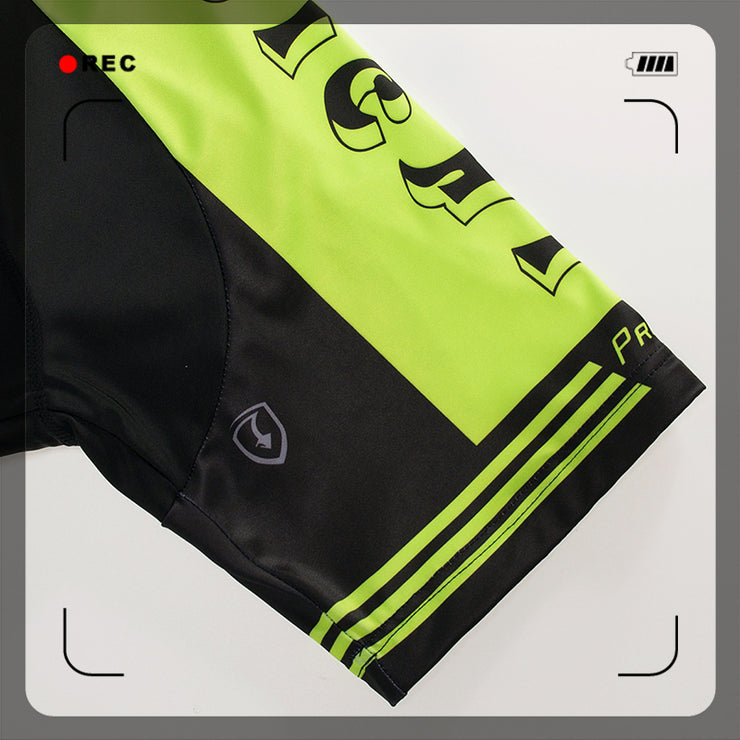 Men Short Bicycle Cycling Sets Quick Dry Bright