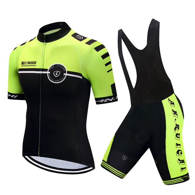 Men Short Bicycle Cycling Sets Quick Dry Bright