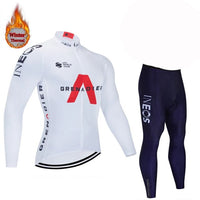 INEOS Grenadier Cycling Wear Winter Cycling Jersey and Shorts Set Thermal