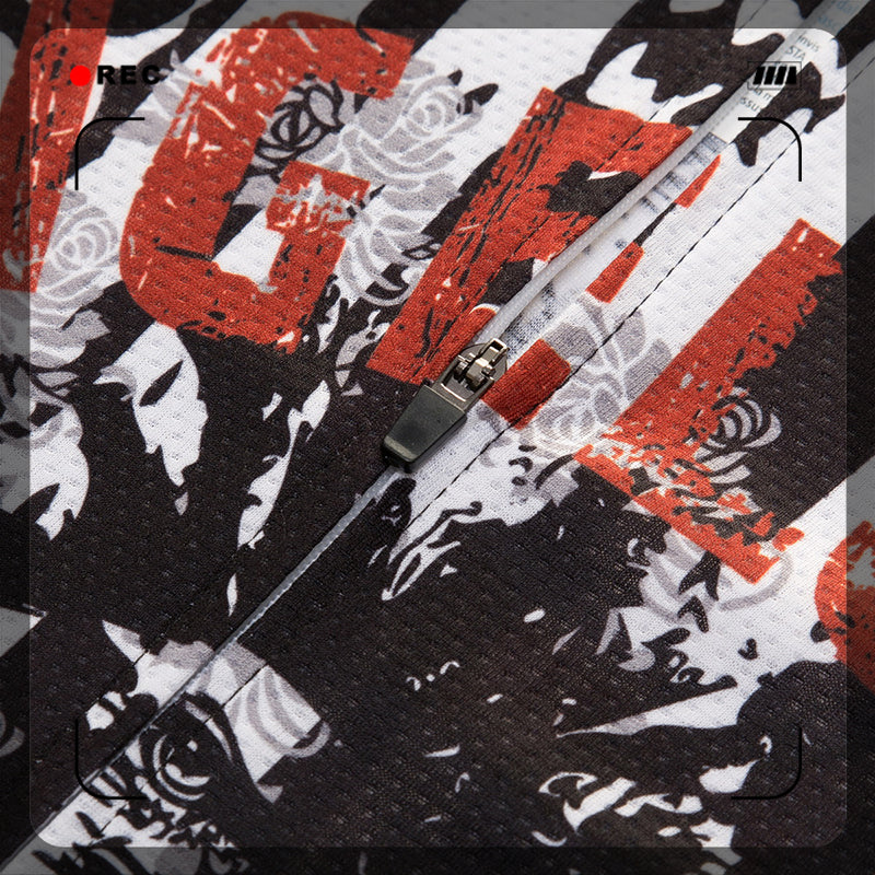 Unisex Quick Dry Cycling Sets Anti-sweat Pattern Printing