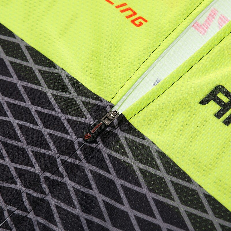 Men Long Sleeve Bicycle Cycling Sets Anti-sweat Contrast