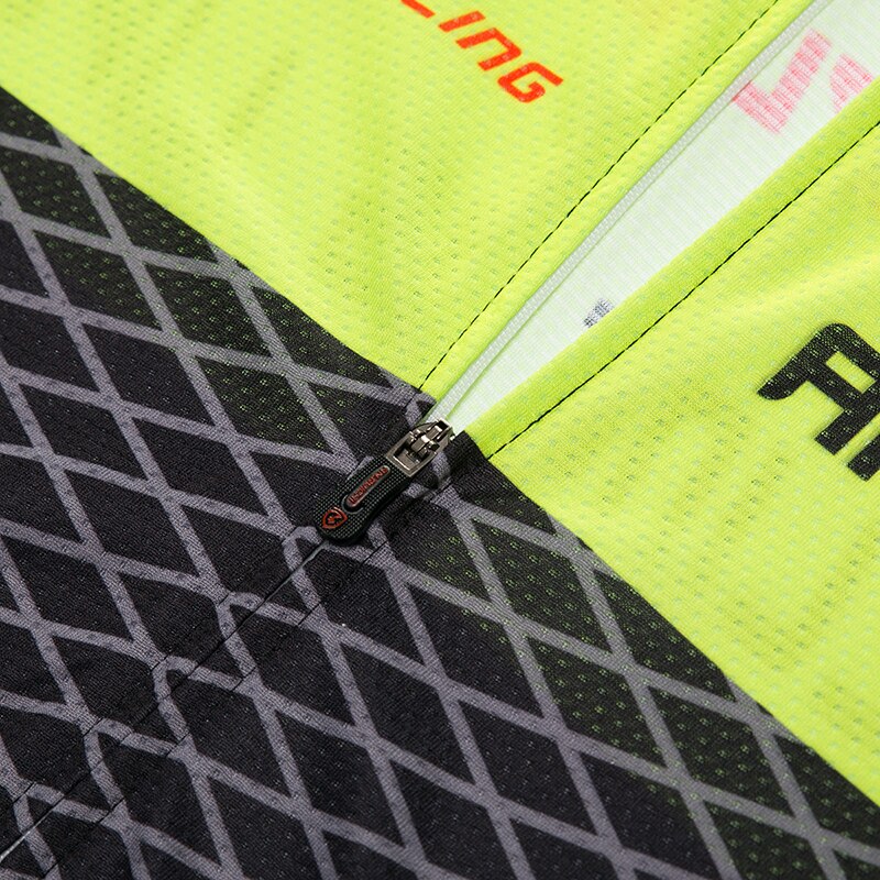 Men Long Sleeve Bicycle Cycling Sets Anti-sweat Contrast