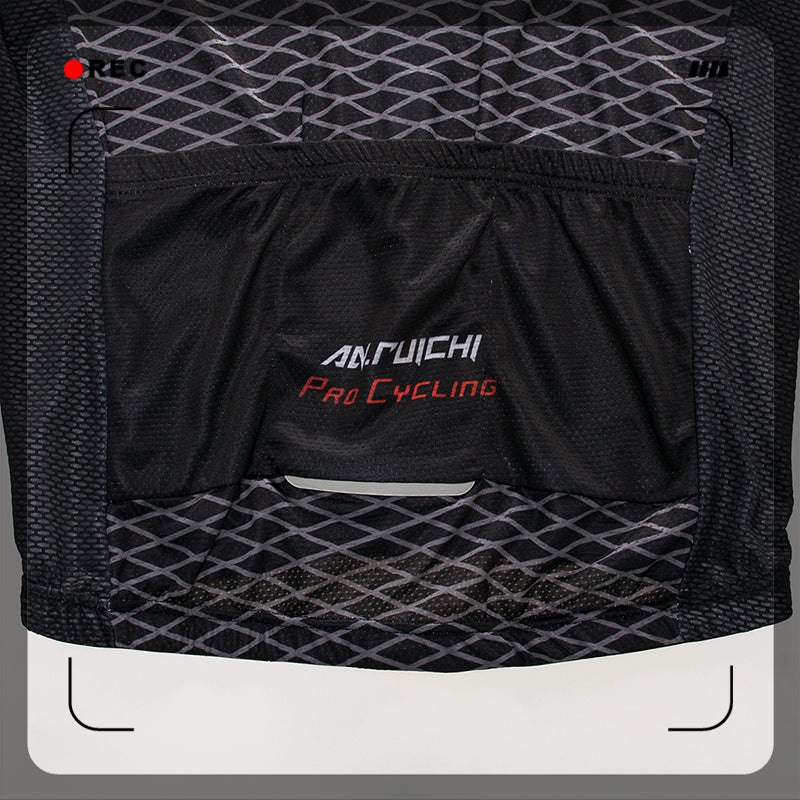 Men Long Sleeve Bicycle Cycling Sets Anti-sweat Contrast