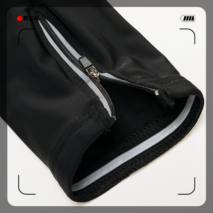 Men Long Sleeve Bicycle Cycling Sets Anti-sweat Contrast