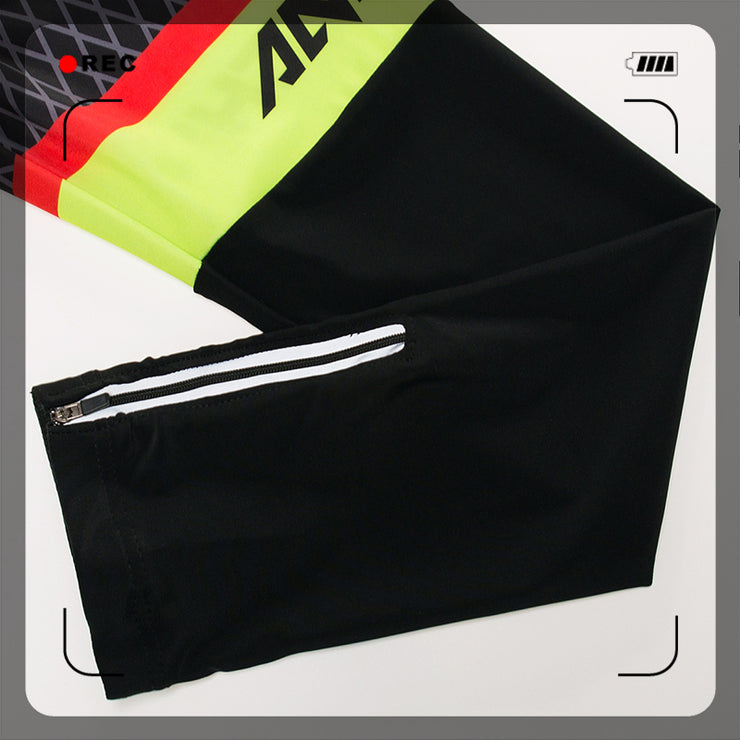 Men Long Sleeve Bicycle Cycling Sets Anti-sweat Contrast